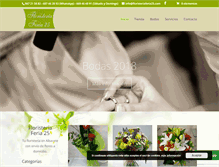 Tablet Screenshot of floristeriaferia25.com